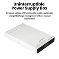 UPS Power Supply Box for WiFi Router, Modem & Security Camera (No Battery)