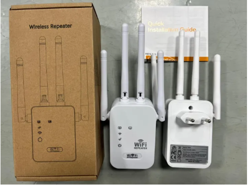 WiFi Extender Signal Booster | 300Mbps Wireless Repeater | Long Range Internet Amplifier for Home & Office